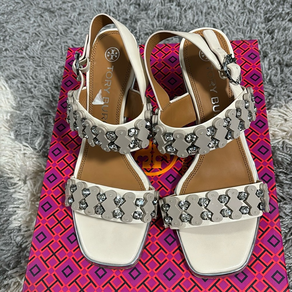 Tory Burch leathered sandals